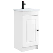 Mobile da bagno con lavabo Bianco Lucido 42 x 40 x 84,5 cm