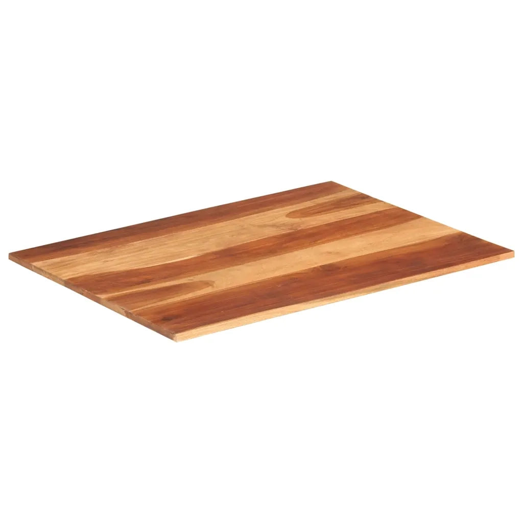 Piano Tavolo in Legno Massello di Acacia 15-16 mm 60x80 cm