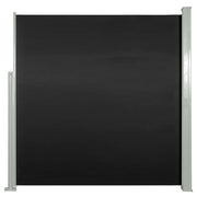 Tenda da sole laterale retrattile/schermo protettivo per patio giardino terrazza balcone 140 x 300 cm nero 02_0007091