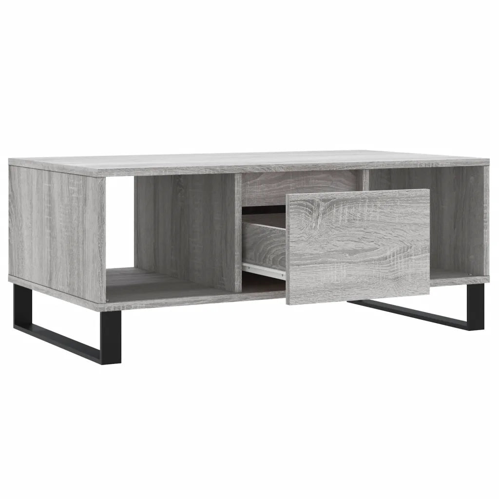 Tavolino salotto | Tavolino da caff¨¨ | Tavolino da Soggiorno Grigio Sonoma 90x50x36,5 cm Legno Multistrato