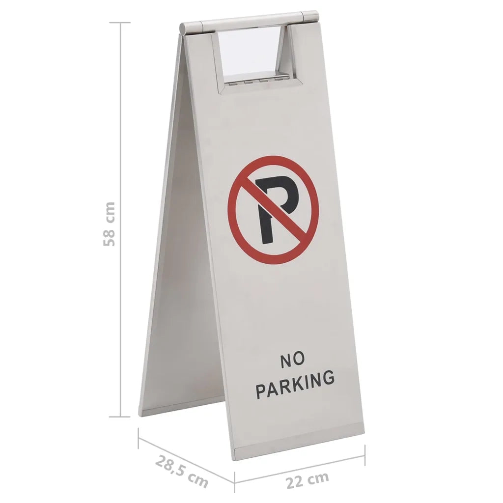 Segnale di Parcheggio Pieghevole in Acciaio Inox cod mxl 69866