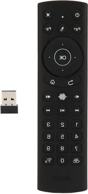 Pulsante Remoto a Distanza G20S Pro BT Bluetooth 2.4G - Illuminazione di Fondoschermo - Supporto per Infrarosso - Proiettore TV Computer - Nero