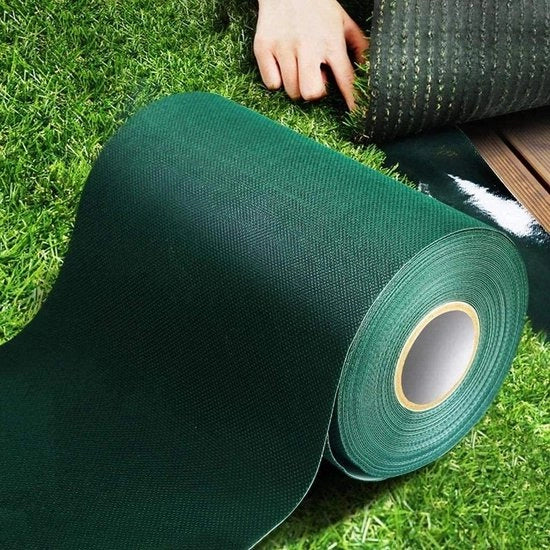 Nastro adesivo autoadesivo per giunzione di erba sintetica - nastro per giunzione di tappeto erboso falso 10 m x 15 cm per 2 pezzi
