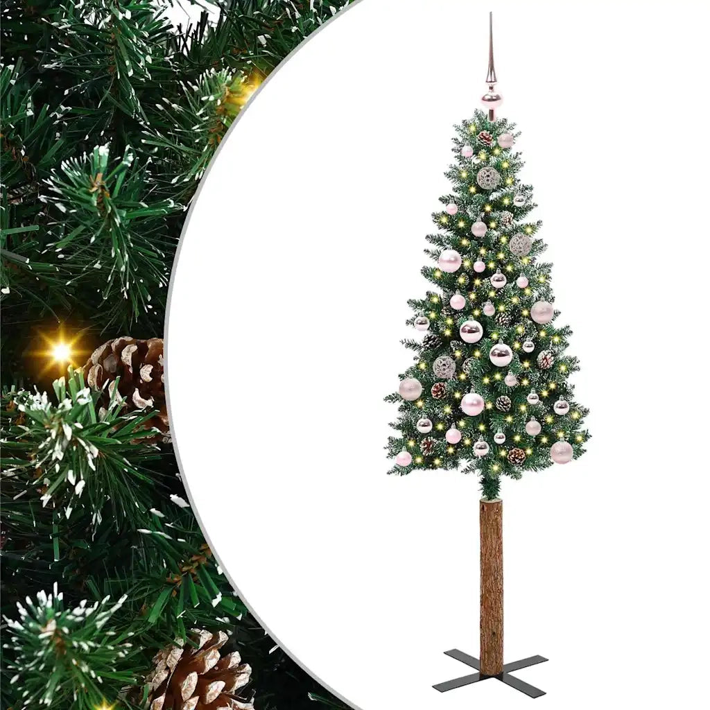 Albero di Natale snodato con 150 LED con supporto Verde 150 cm 3394888