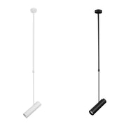 Trade Shop - Lampadario Portafaretto Pendente A Sospensione Lampada A Cilindro Gu10 Asta Regolabile 209 -