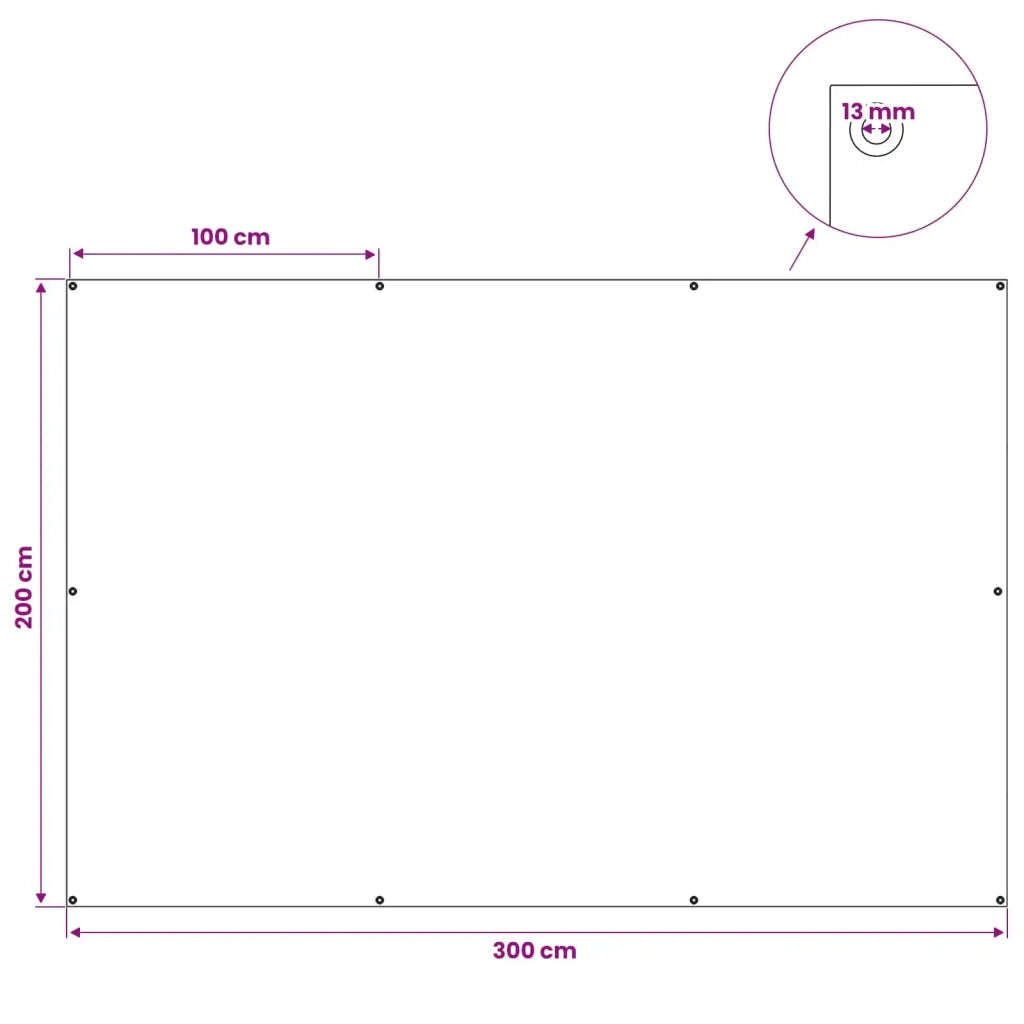 Telo con Occhielli Blu 2 x 3 m 180 gsm PE 42039495