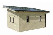 Casetta a Pannelli 120x120 abete THT con impianto fotovoltaico Wattoit 5kW