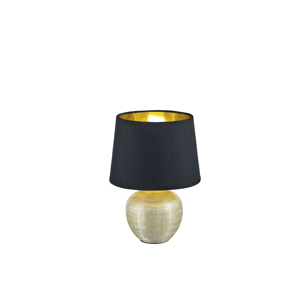 LAMPADA DA TAVOLO LUXOR D.18XH26CM ORO CON PARALUM