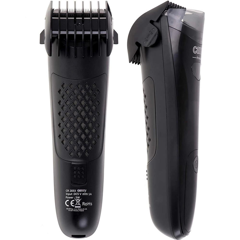 Rasoio Taglia Capelli Trimmer Elettrico con Aspirapeli Regola Barba Ricarica USB