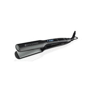 GA.MA Piastra X-Wide Digital Titanio 4D: trafile larghe in titanio, tecnologia agli ioni e ozono, anti crespo, per look liscio anche su capelli difficili e voluminiosi, temperatura regolabile da 150 a 230°C, auto spegnimento