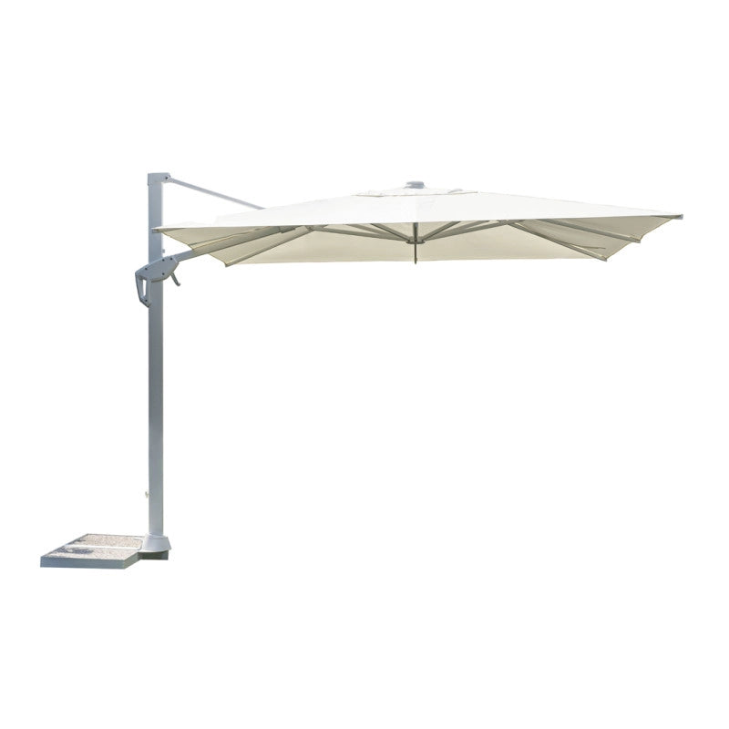 Ombrellone Tennessee 3X4 Mezza Base Bianco Moia