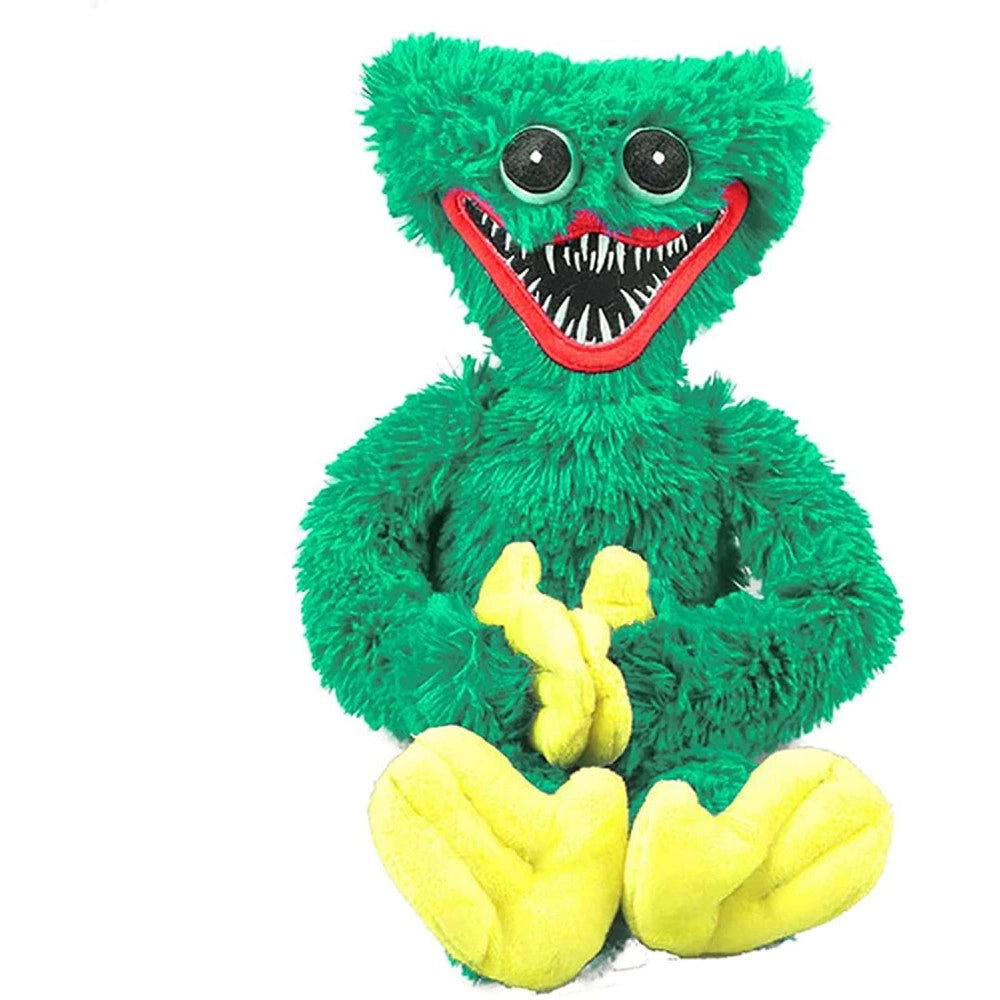Trade Shop - Peluche Pupazzo Morbido Poppy Playtime Huggy Wuggy Plush Doll Gioco Verde 40cm -
