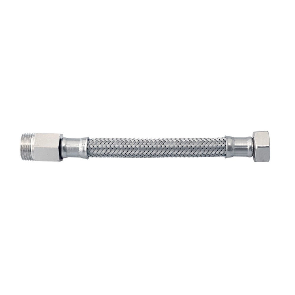 Flessibile in acciaio con prolunga 1/2" ml - 1/2" f