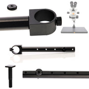 Impugnatura per Display Microscopio Stereoscopico 196mm – Montaggio su Fusto, Regolazione 360° | Diametro 33mm
