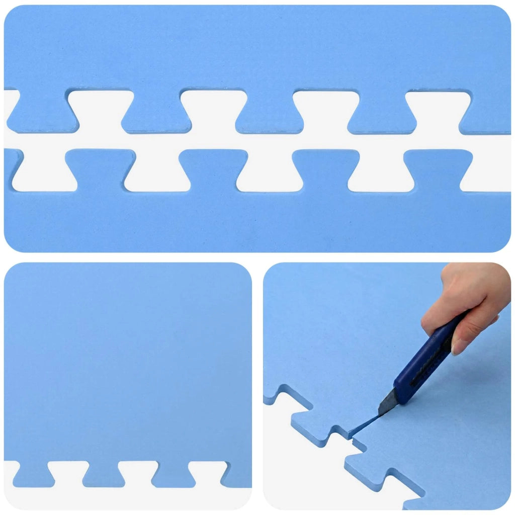Tappeti 50 pcs Blu 18 m² Schiuma EVA 42040743