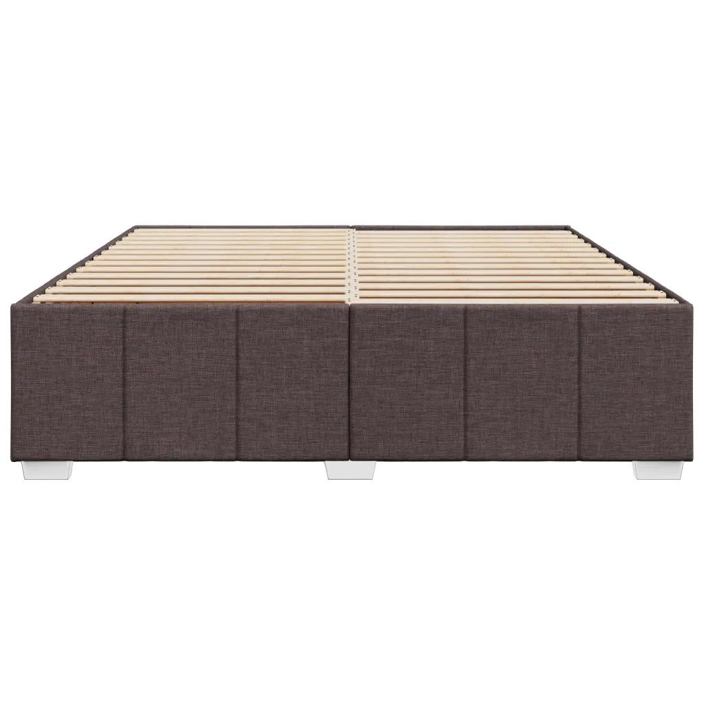 Giroletto senza Materasso Marrone Scuro 180x200 cm Tessuto 3284856
