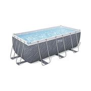 Piscina bestway 56722 7 steel pro max effetto marmo grigio