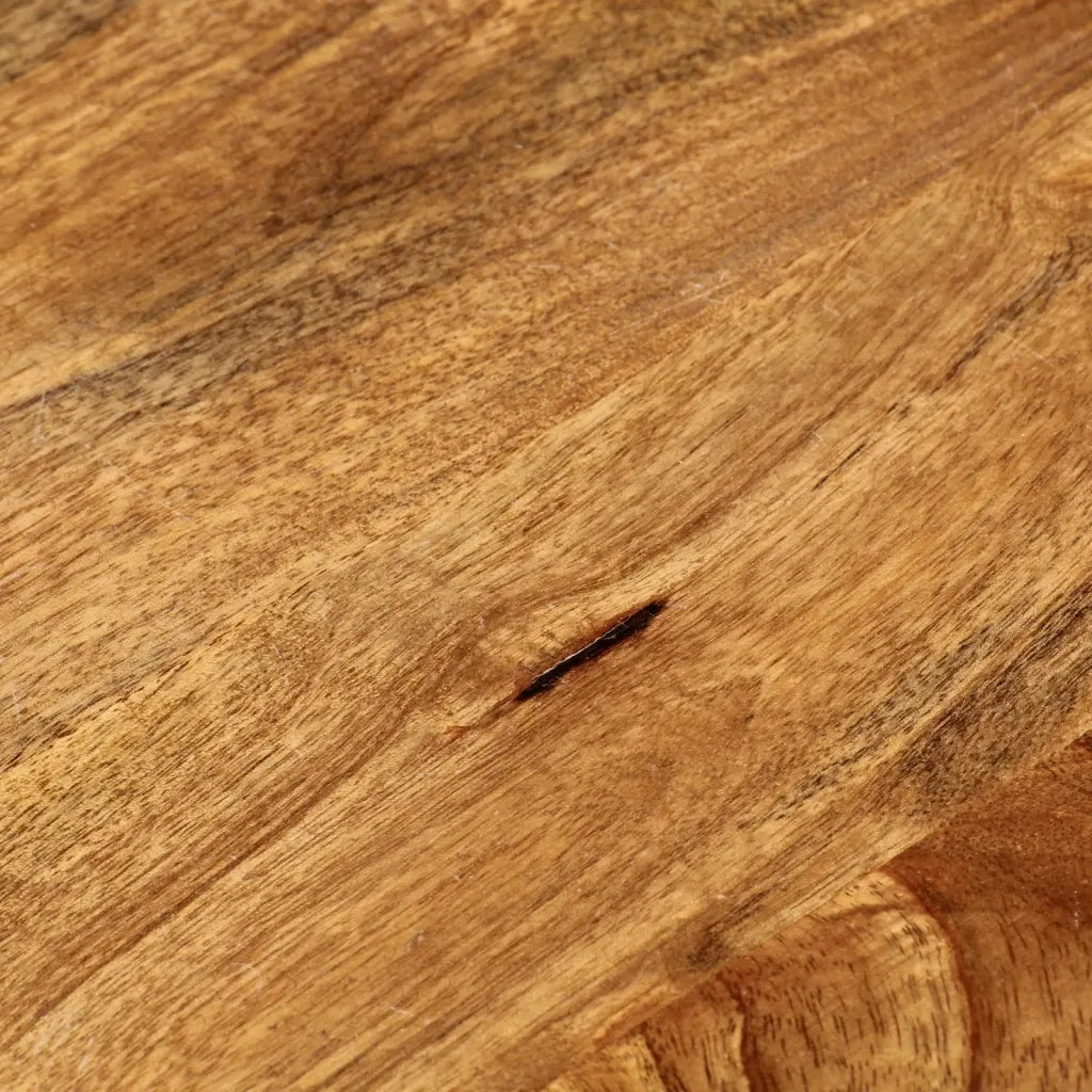 Piano per Tavolo Ø 90x2,5 cm Rotondo in Legno Massello di Mango 370080