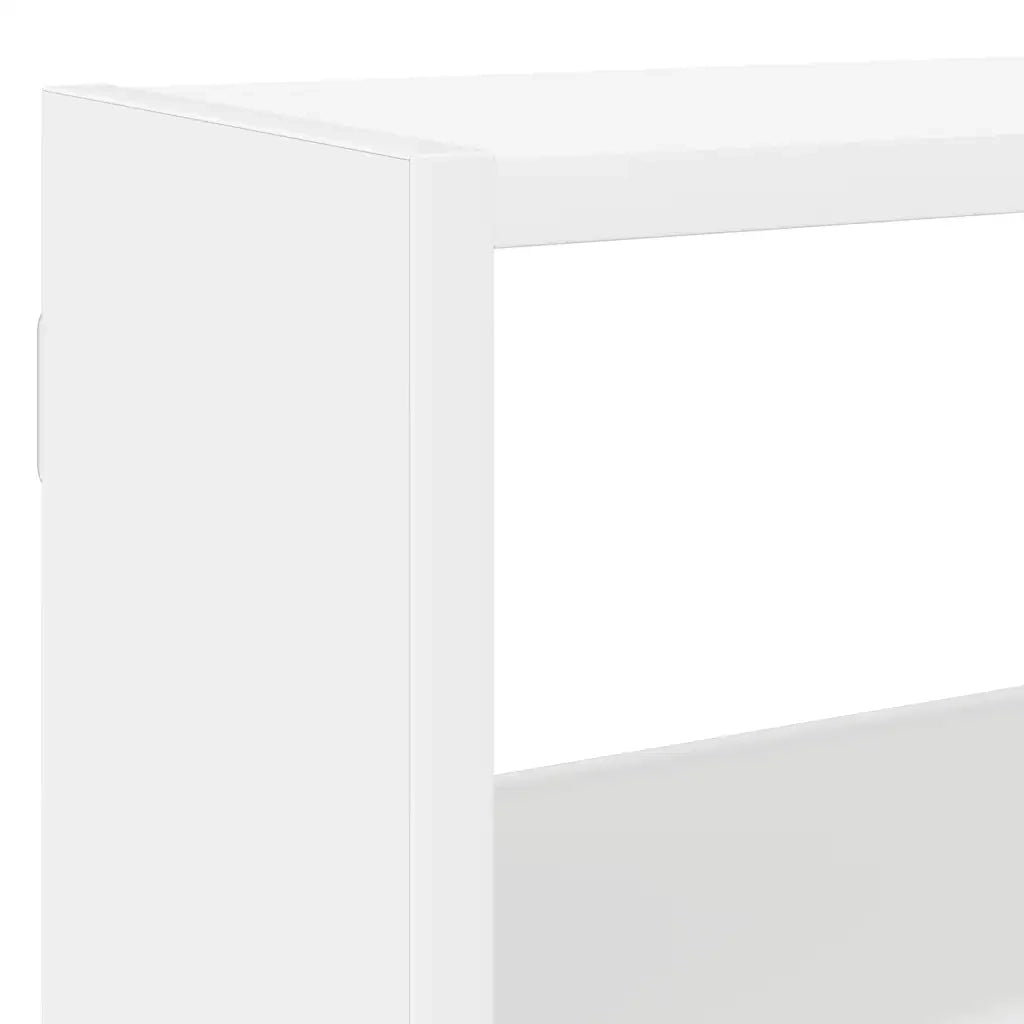 vidaXL Mensola a Cubo da Parete 7 Scomparti in Truciolato Bianco