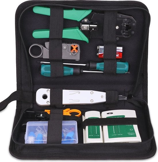 Set di strumenti per il test e la riparazione di cavi 16 in 1