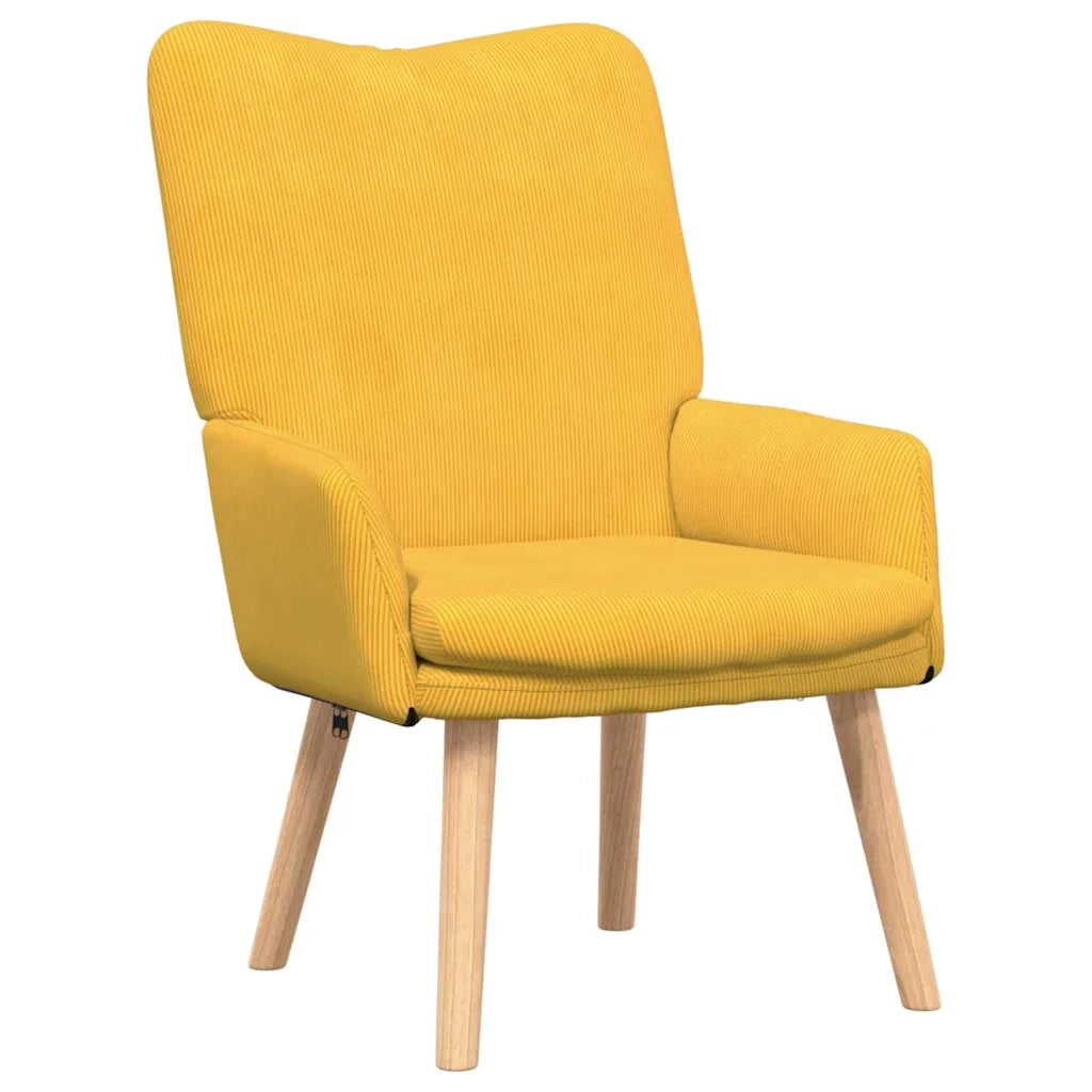 Poltrona-Divano Sedia Giallo Chiaro 63 x 67 x 94 cm Tessuto
