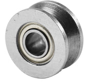 Lagers a V Groove in Acciaio di Carbonio - 10 Stuks - Doppia Schermatura - Profondità V 1,5 mm - Diametro Interno 4 mm - Diametro Esterno 13 mm - Lagers Lineari