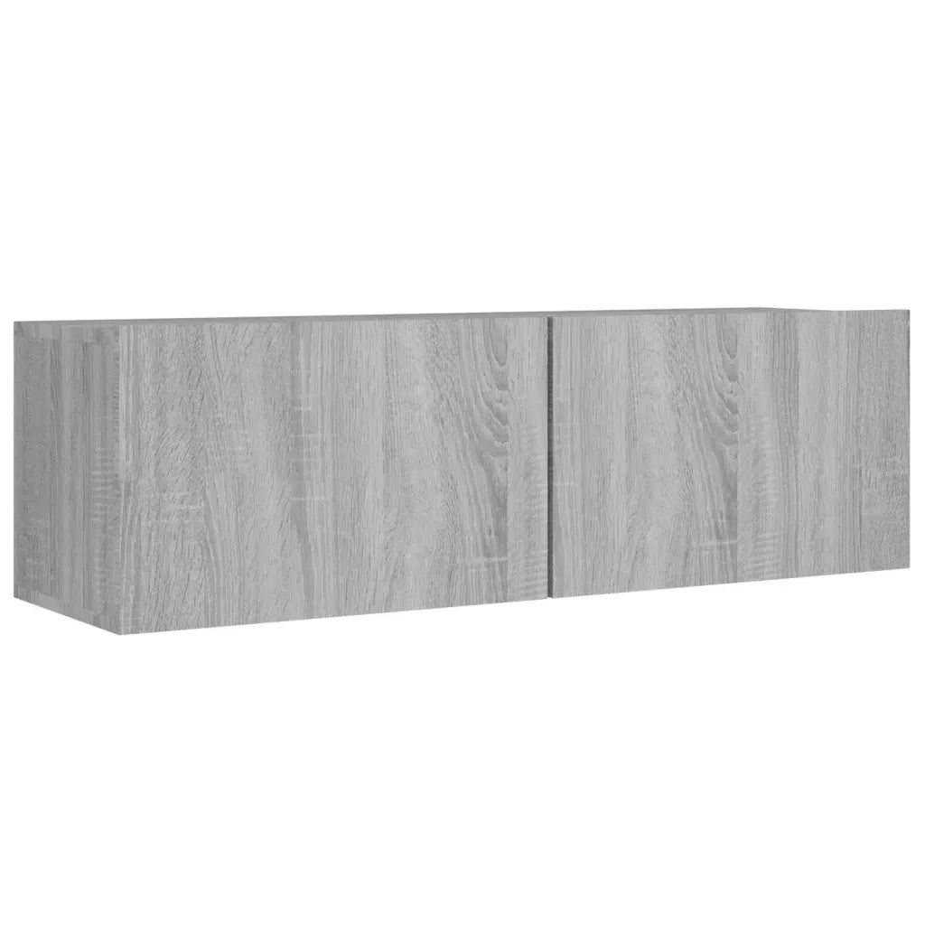 Set Mobili Porta TV 8pz Grigio Sonoma in Legno Multistrato 3114228