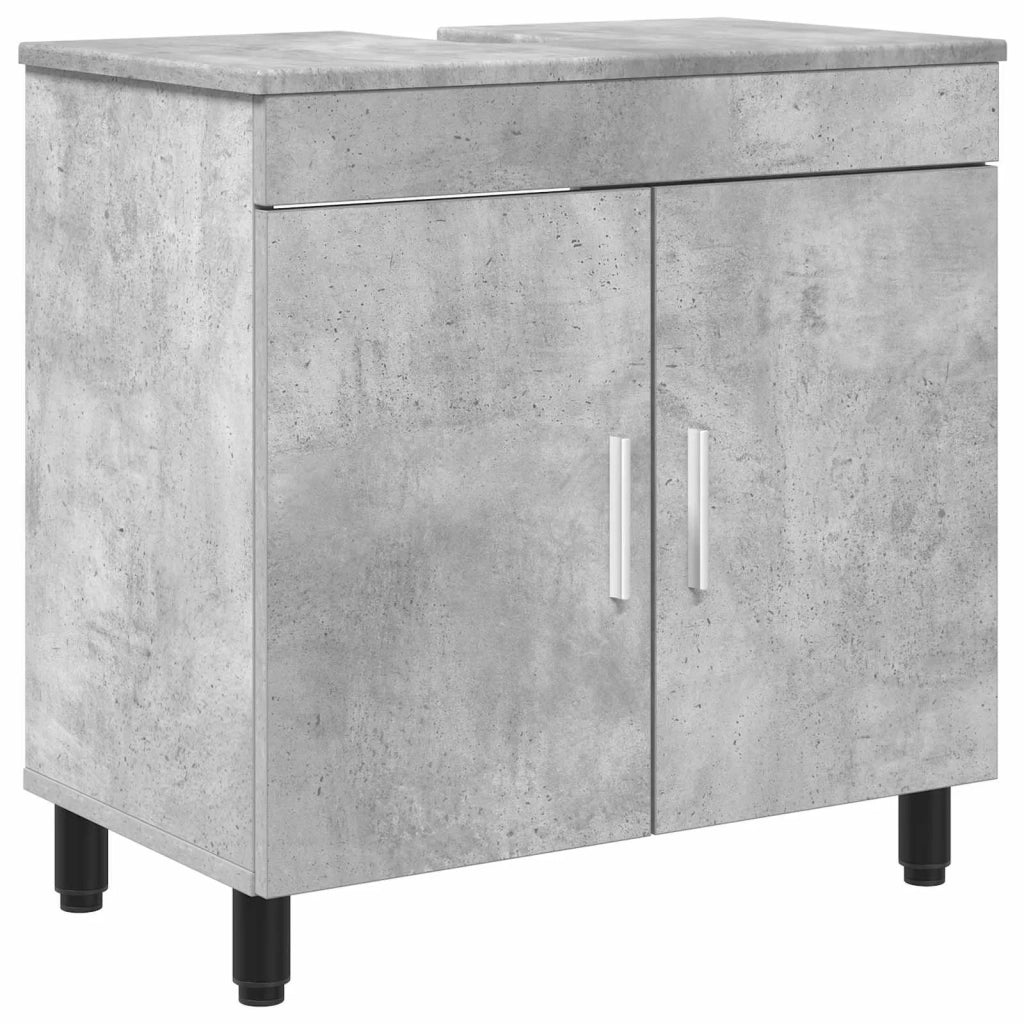 Mobiletto da Bagno | Armadio da bagno Grigio Cemento 60 x 35 x 60 cm