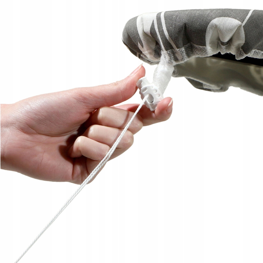 Copriasse da stiro KADAX 132x48 cm, elasticizzato, grigio