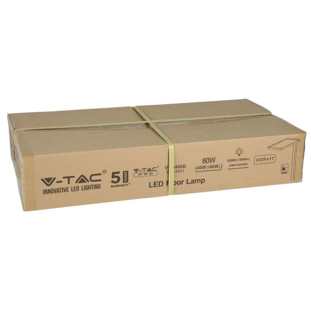 Lampada da pavimento a LED da 80 W Touch Dimming Silver 4000K