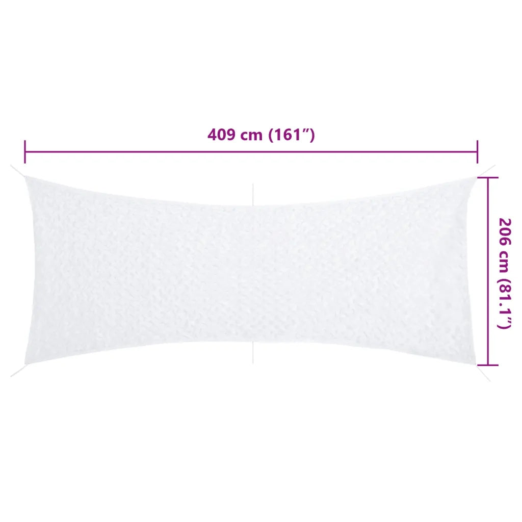 vidaXL Rete Mimetica con Custodia di Conservazione 409x206 cm Bianca