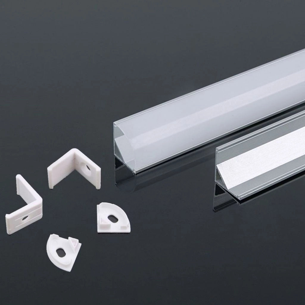 Kit di montaggio della striscia a LED con alluminio diffusore 2000* 15,8* 15,8 mm