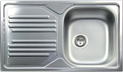 Lavello da incasso in acciaio inox 1 vasca a destra dimensioni 86x50 cm tm861ilpc apell