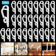 Clip per illuminazione esterna - Robusta e duratura - Mini clip - Per illuminazione di coppiatura - 120 pezzi - Per uso esterno