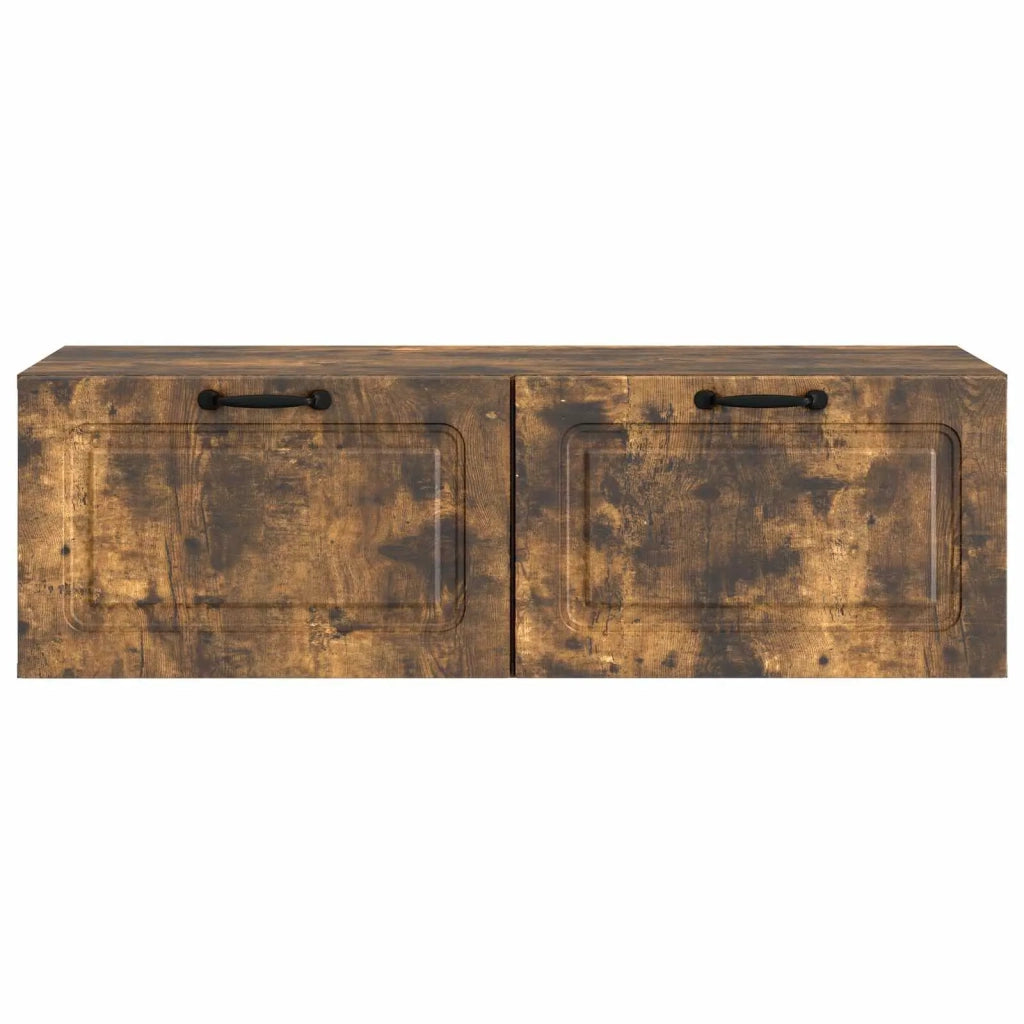 Mobile Porta TV da Muro Rovere Fumo 98 x 41 x 30 cm 899380