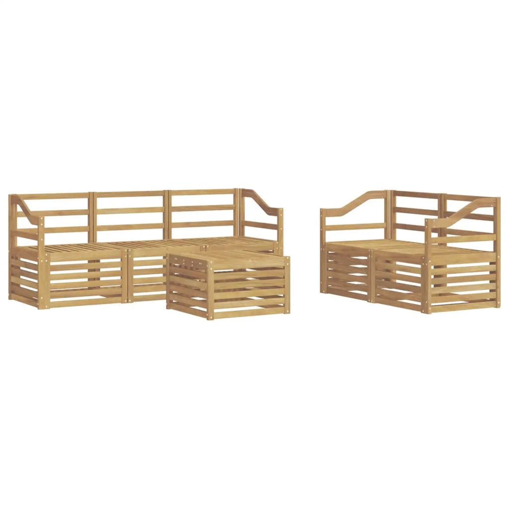Set divani Legno di Acacia Massello