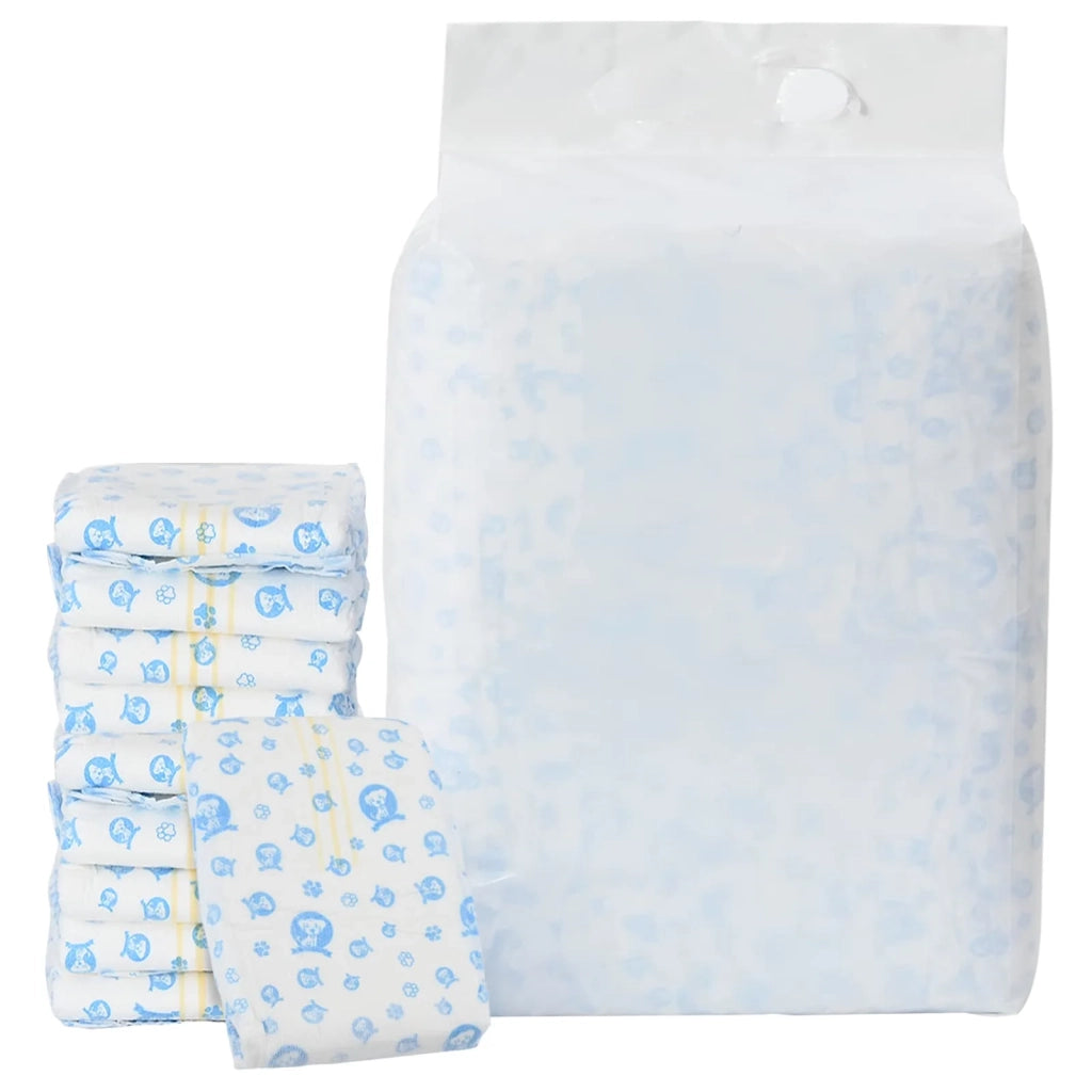 Pannolino usa e getta per cani maschi 50 pcs Bianco S 42025277