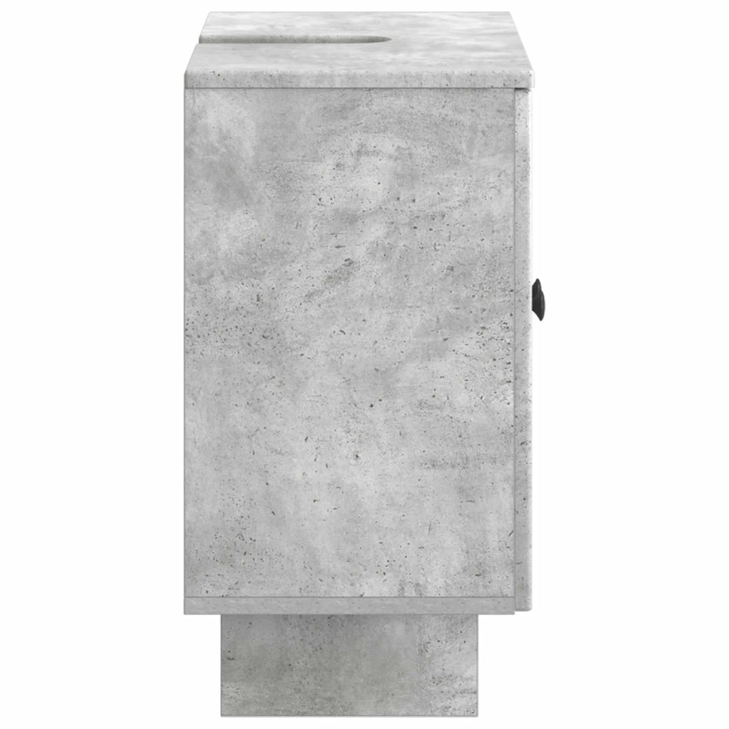 Armadio per Lavabo da Bagno EDE Grigio Cemento 895908