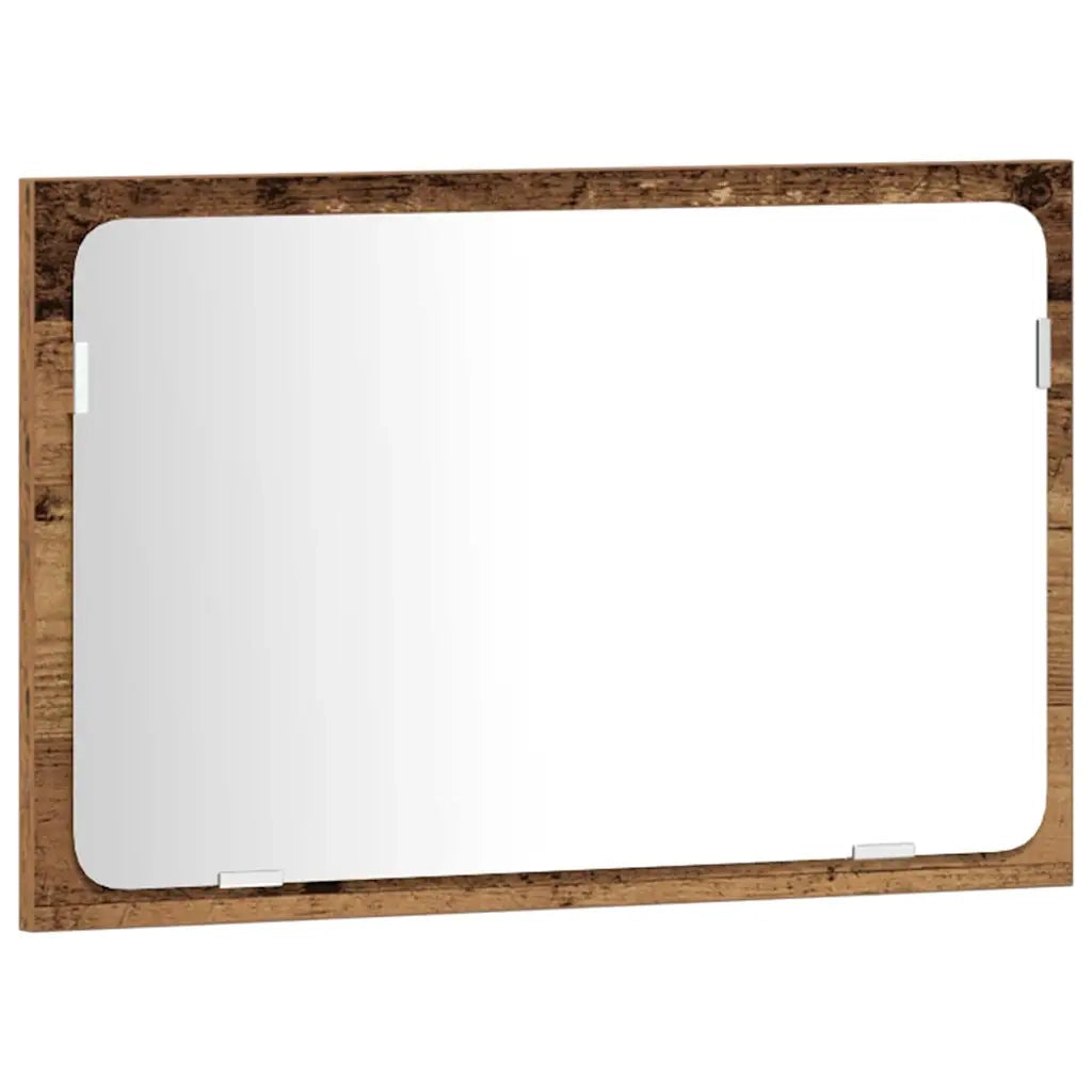 Set di mobili per il bagno con porta 3 pcs Legno vecchio 3332540