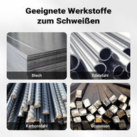 Saldatrice a Elettrodo MMA IGBT, Corrente Regolabile 30-120A, Accessori Inclusi, Display LED