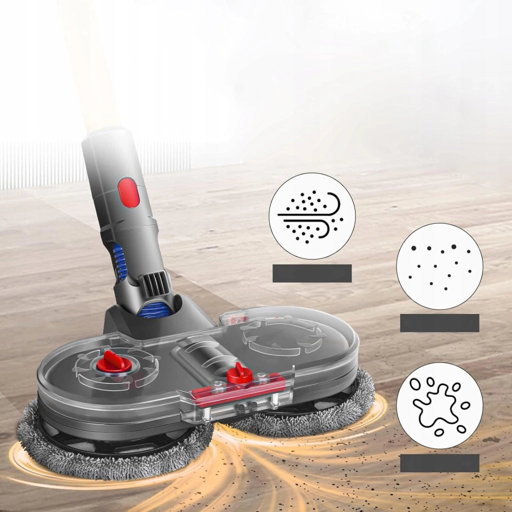 Set di Accessori per Aspirapolvere compatibile con Dyson V7 V8 V10 V11 V15 – Spazzola Mopante, 2 Filtri, 160 RPM