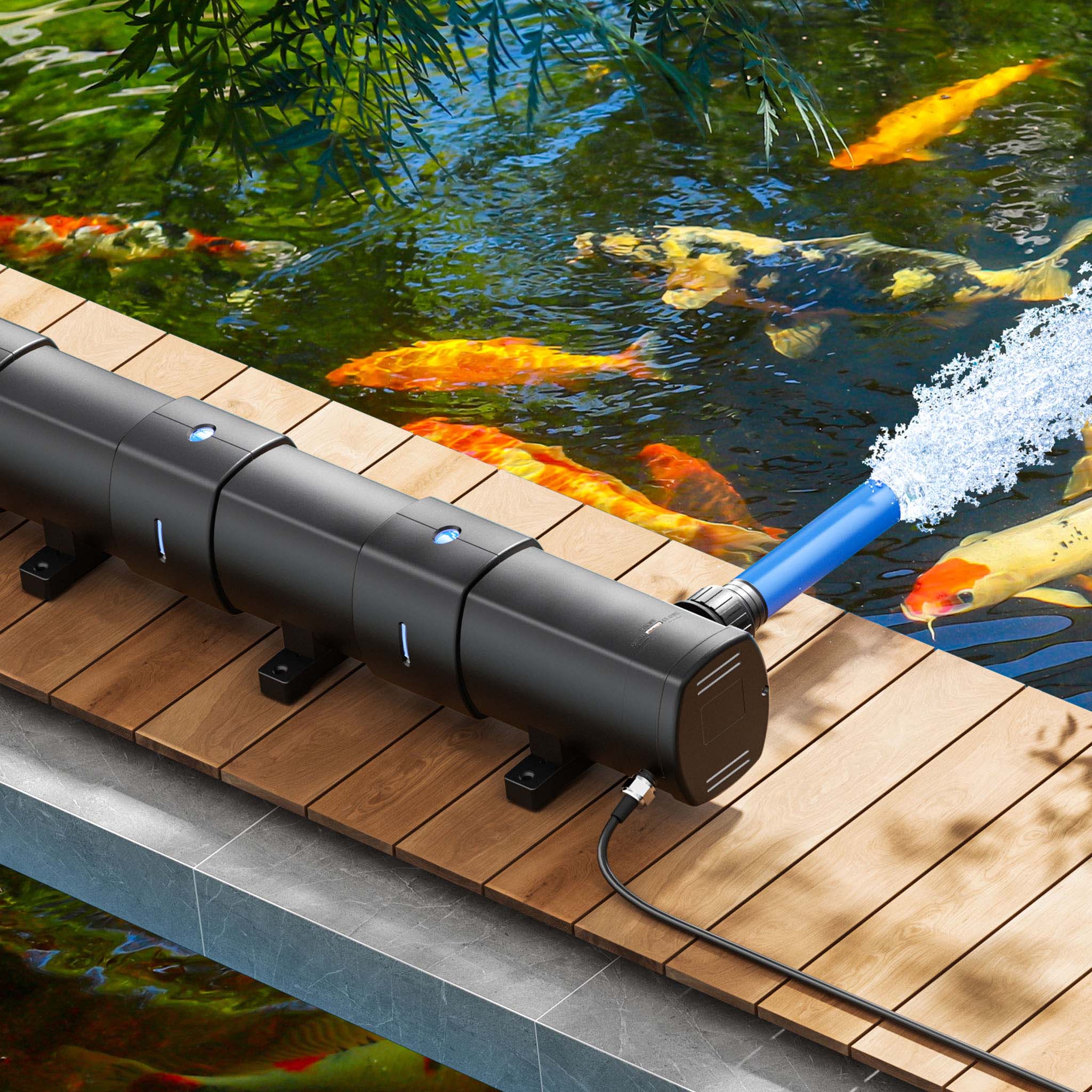 CUV-272 Chiarificatore per laghetti 72W Sterilizzatore UV