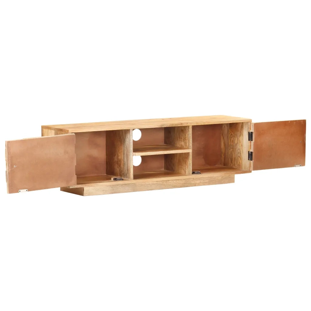 Mobile Porta TV 116x30x35 cm in Legno Massello di Mango 320472