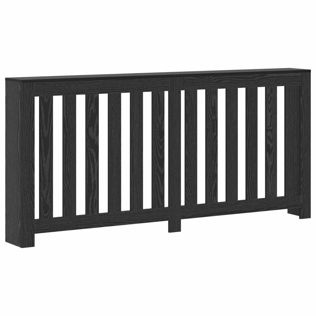 Copertura per radiatori Rovere Nero 175 x 20 x 82 cm CFW3571997