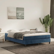 Materasso a Molle Blu Scuro 140x190x20 cm in Vellutocod mxl 122395