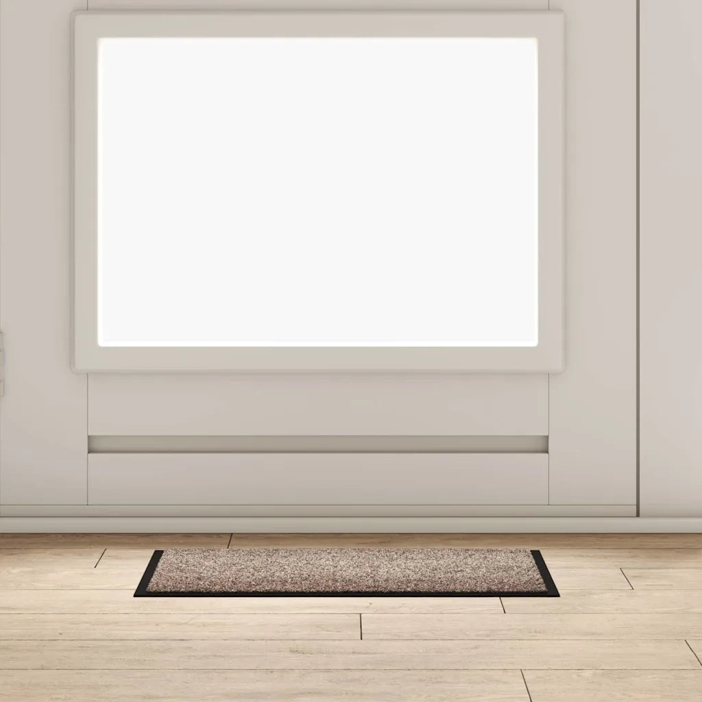 Tappetino Beige 60 x 40 x 1.2 cm Tessuto Teddy