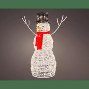 Pupazzo di neve LED 78x46x102 cm