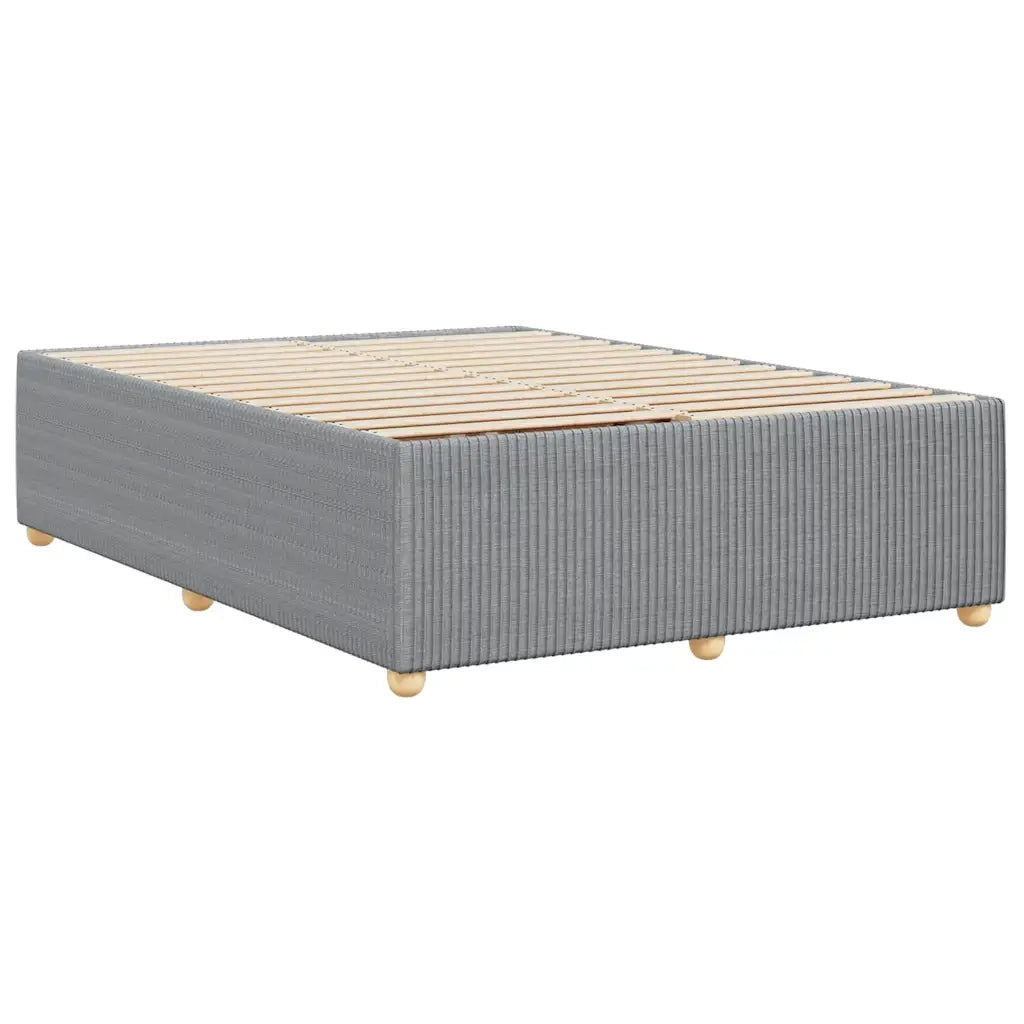 Giroletto senza Materasso Grigio Chiaro 140x190 cm Tessuto