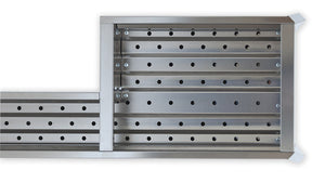 Cuoci Arrosticini con Barbecue a Carbone 120 cm Lisa Luxury Miami Grill 800+400