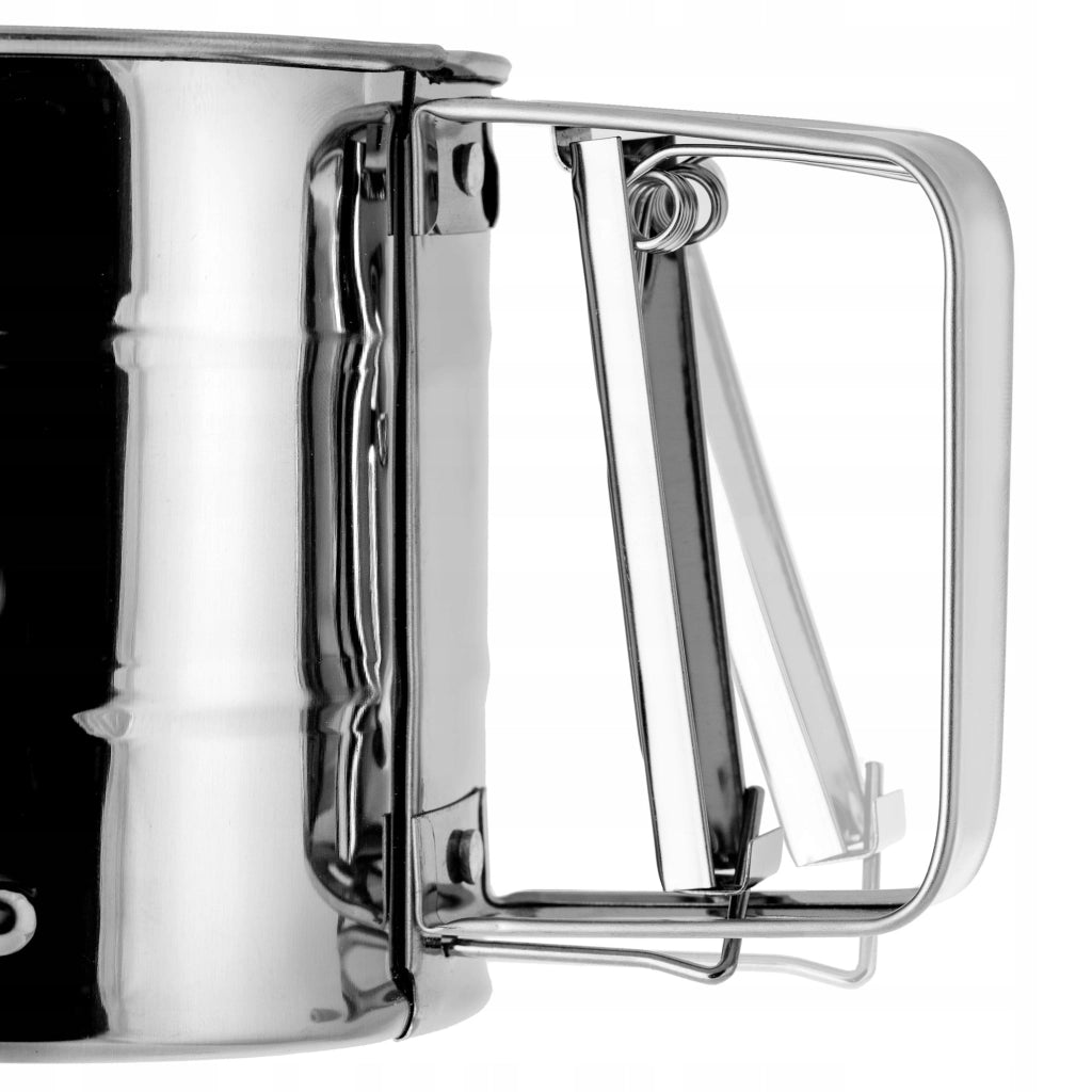 Setaccio per farina KADAX, colino, tazza, scolapasta, colino da cucina, misurino in acciaio inox